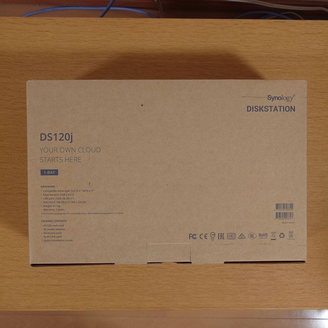 外付けハードディスク・ドライブ Synology DS120j NAS
