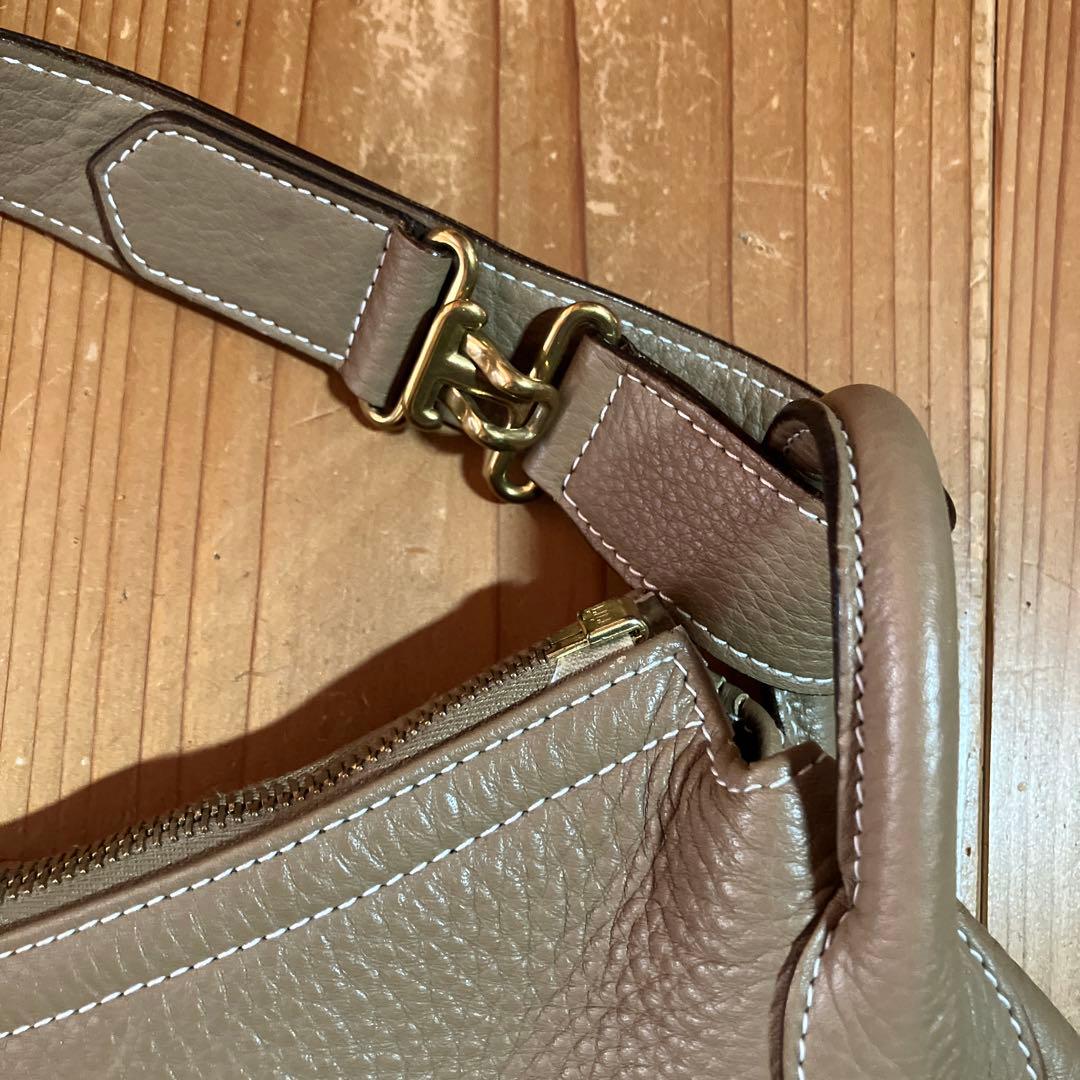 Cisei（シセイ/チセイ）2ウェイバッファローレザートート　ベージュ