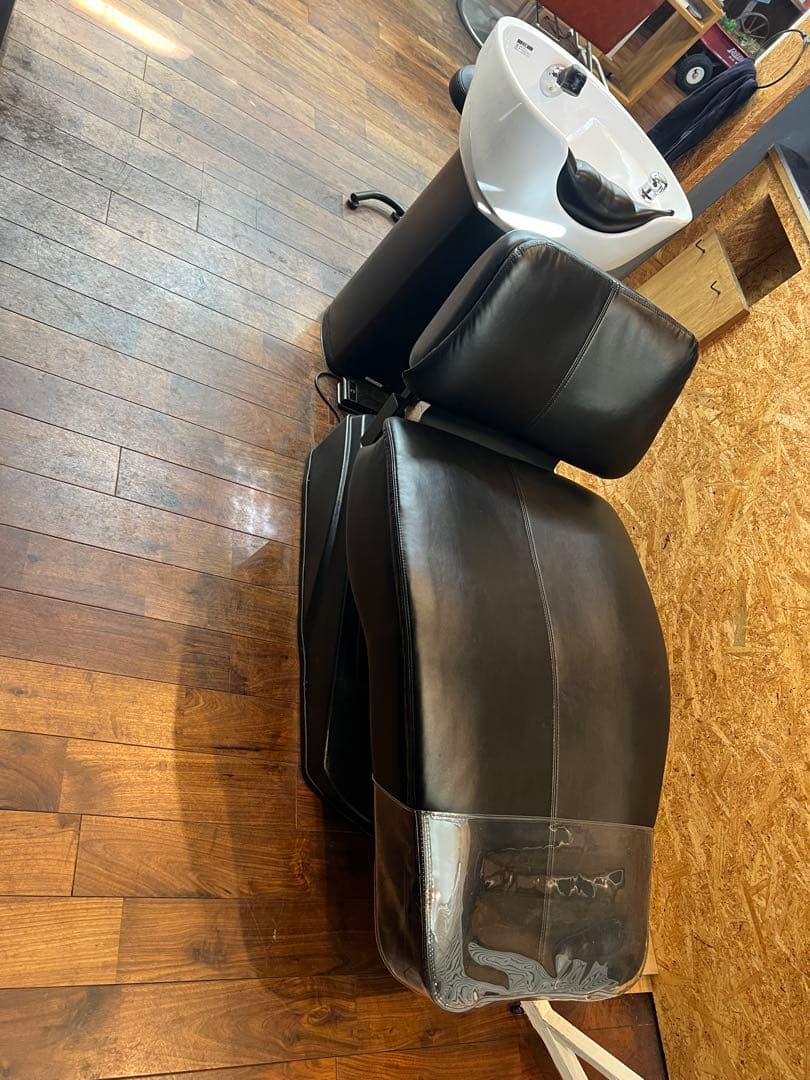 美容室　オオヒロシャンプー台　ブラック　　大広製作所　山口県防府市