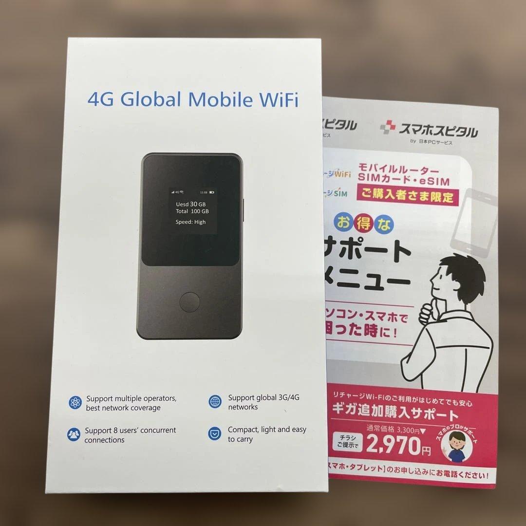 262058 リチャージWiFi ロングバッテリー 100GB
