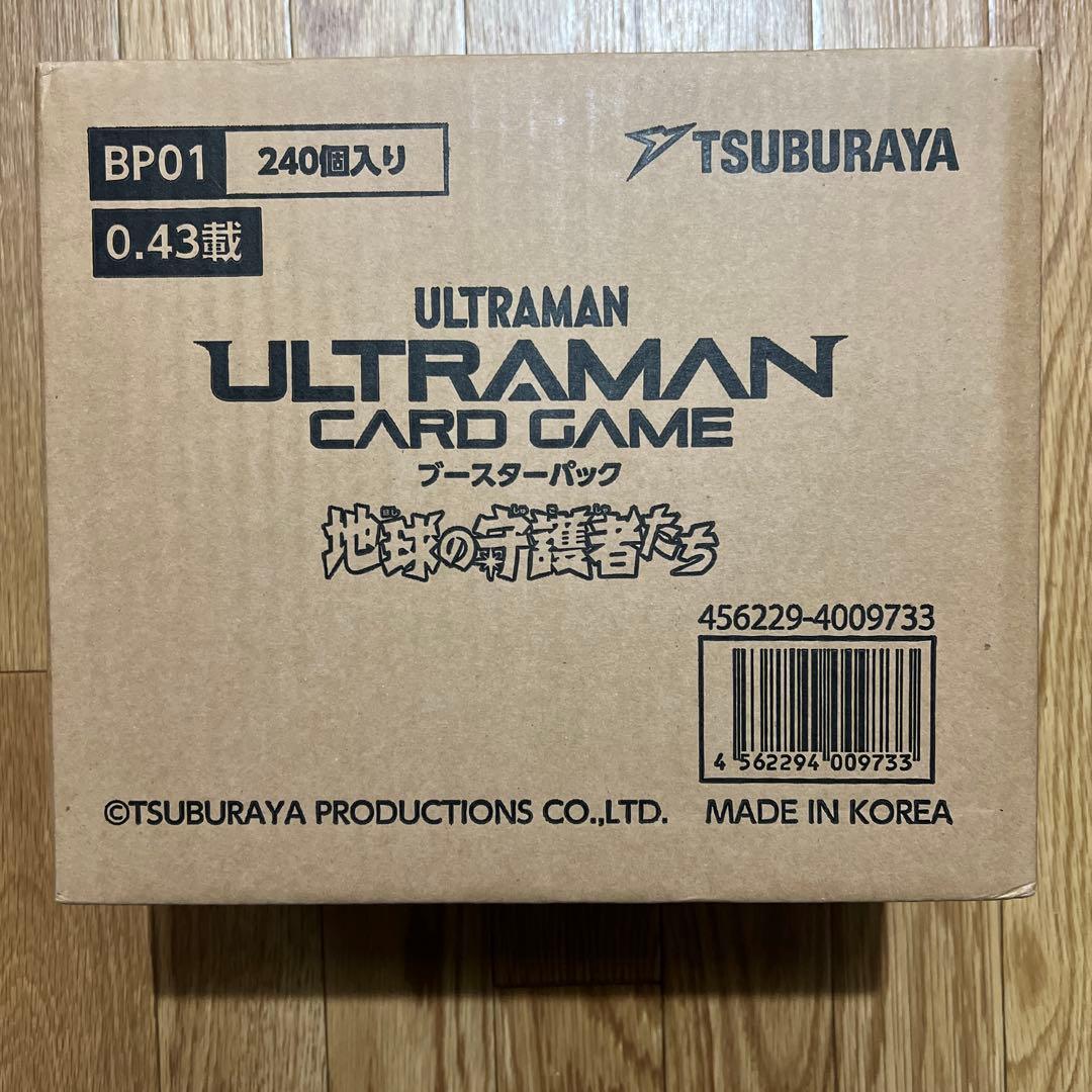 ウルトラマンカードゲーム01 地球の守護者たち 1カートン 未開封