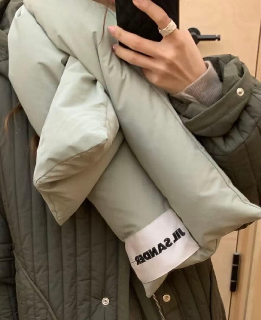 ジルサンダー　jil sander ダウンマフラー