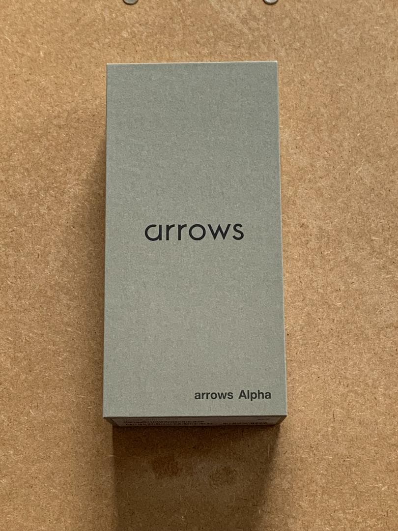 arrows Alpha スマートフォン本体　ブラック　未開封