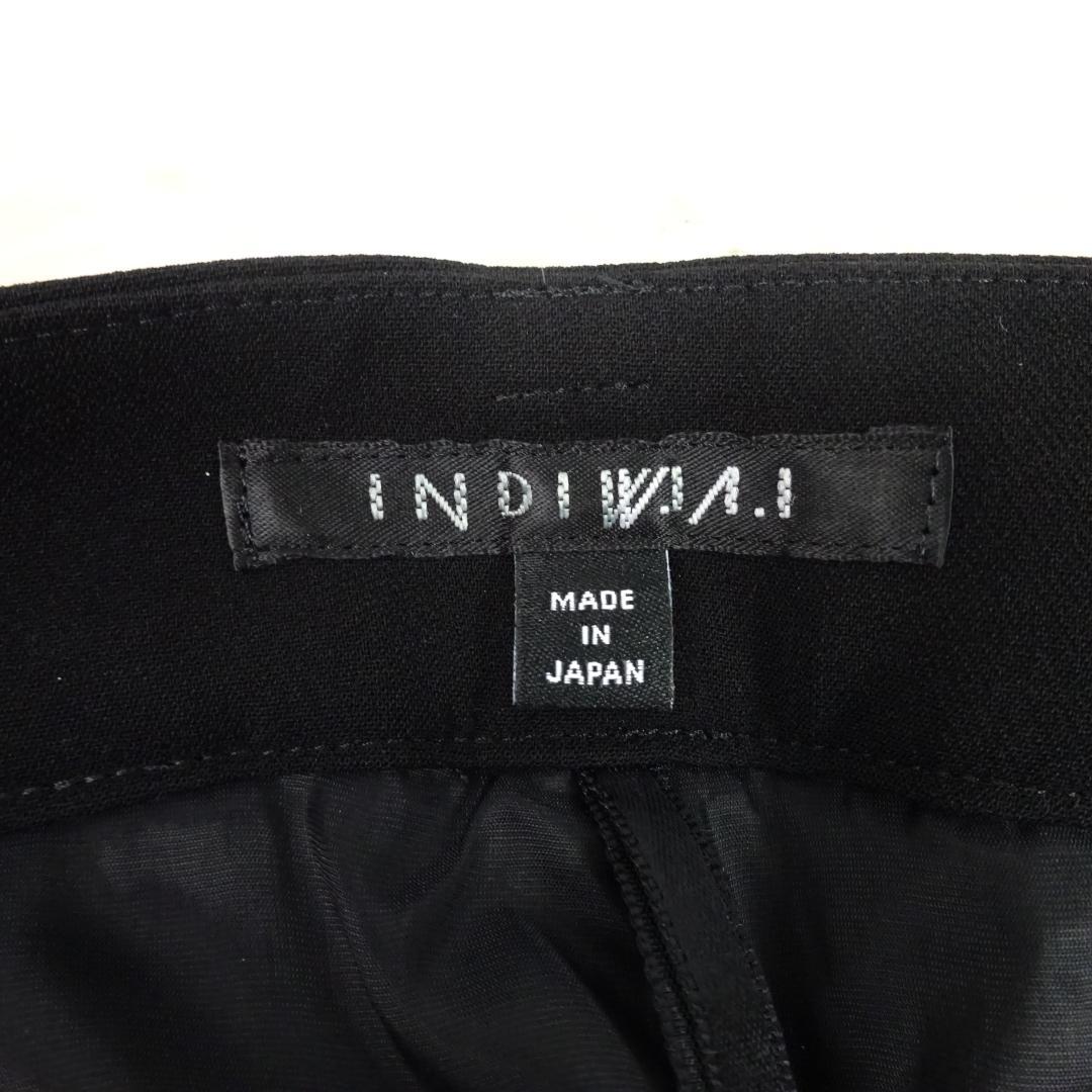 美品　インディヴィ ヴァイ　ノーカラージャケット　パンツスーツ　セットアップ　L