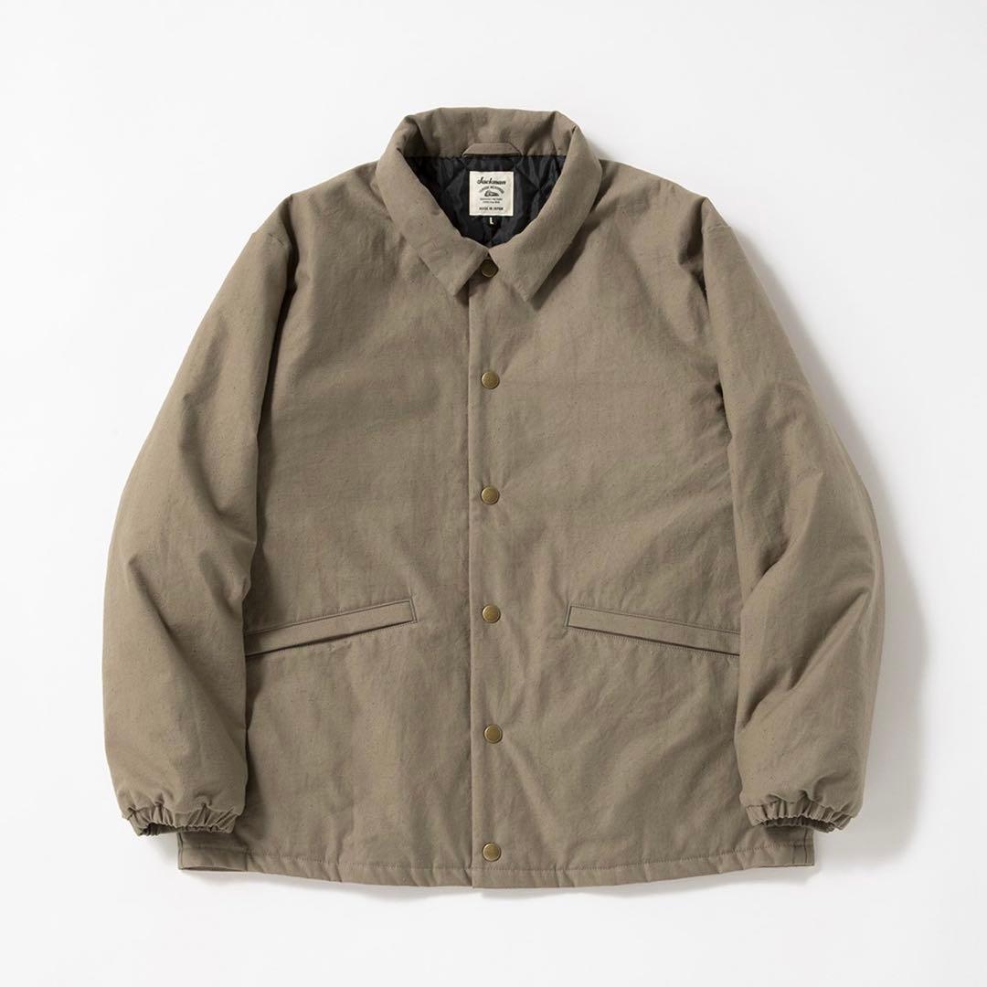 Jackman バックネップ パデッド コーチジャケット L 日本製 中綿