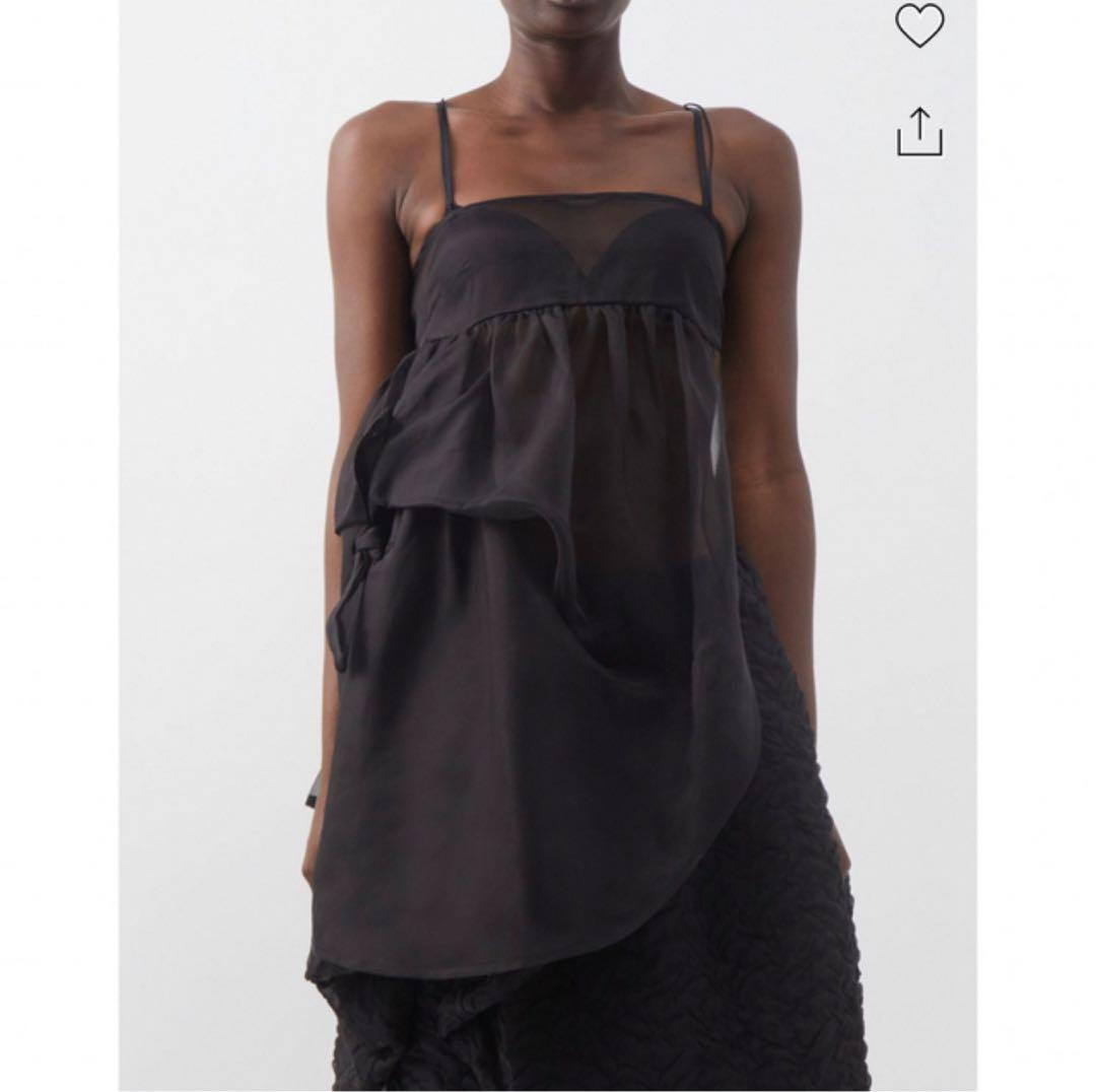 cecilie bahnsen セシリーバンセン　キャミ　シアー　トップ