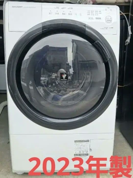 シャープドラム式洗濯乾燥機　ES-S7H　2023年製　7kg/3.5kg