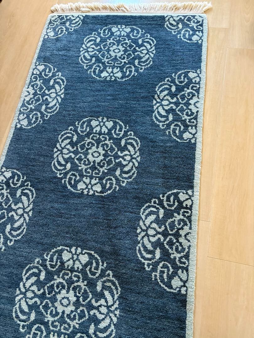 【画像追加・底値】チベタンラグ 蓮華マンダラ 長方形