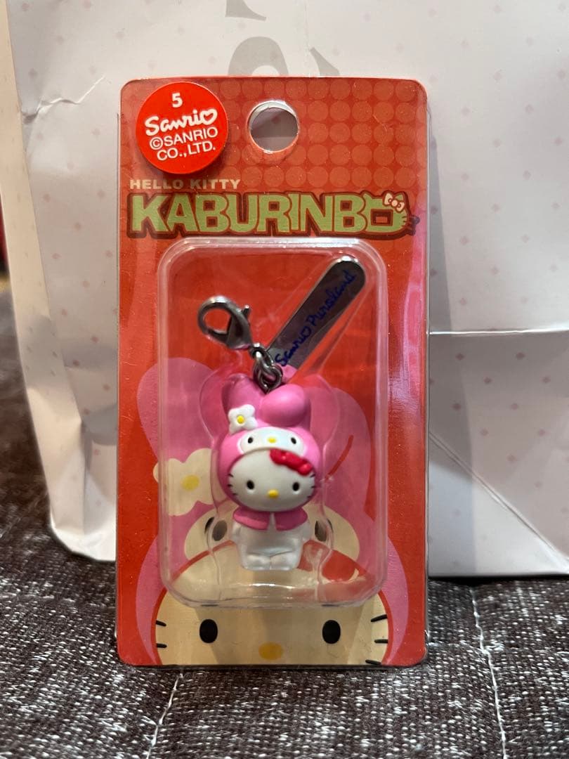 ハローキティ　かぶりんぼ　マイメロディ　マスコットチャーム
