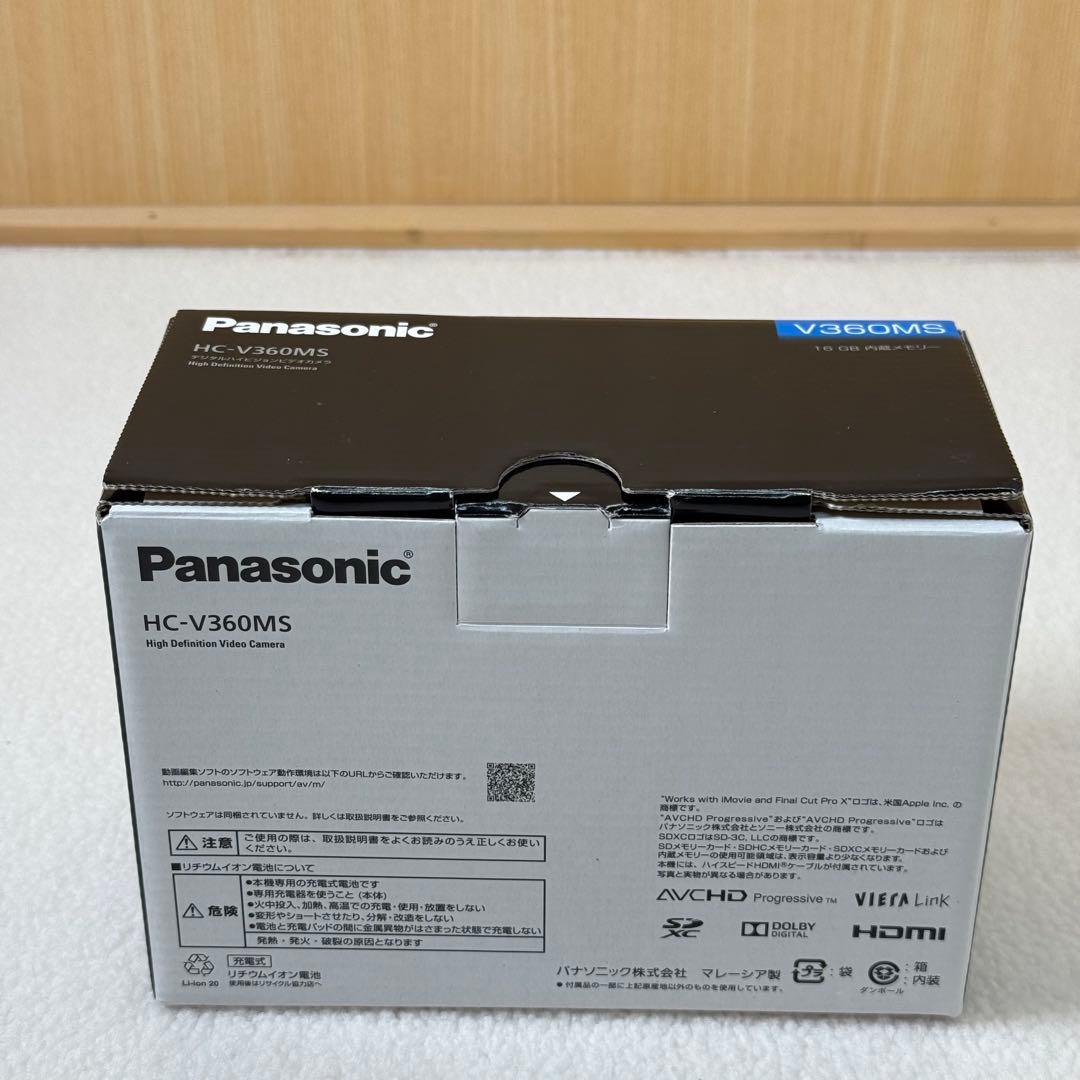 美品！Panasonic HC-V360MS ビデオカメラ　パナソニック