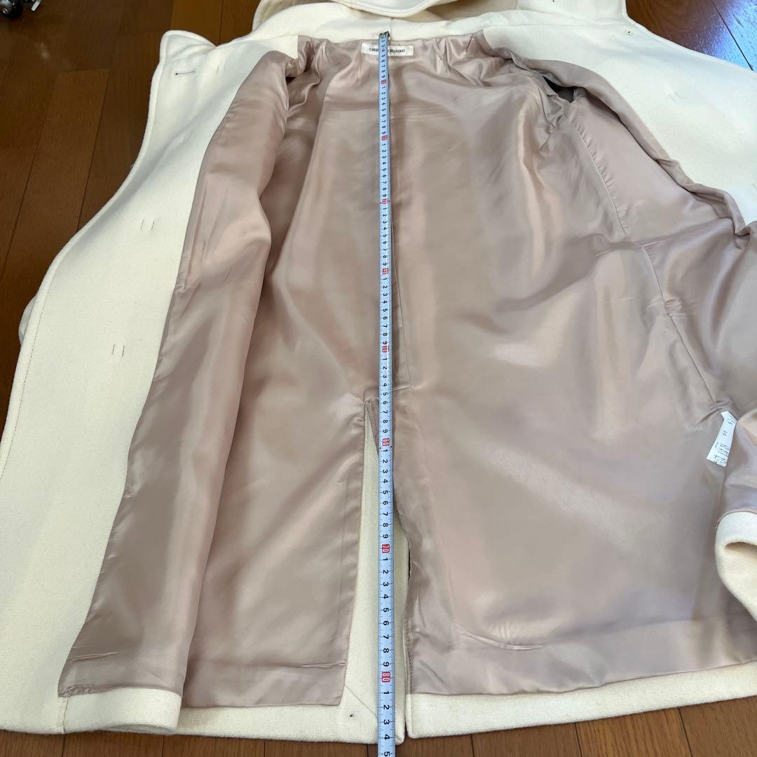 超美品！GREEN LABEL RELAXING ダッフルコート ホワイト