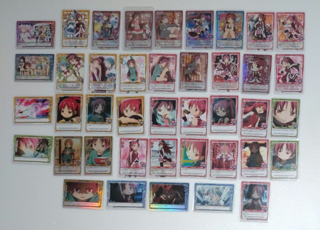 未使用　佐倉杏子　プレシャスメモリーズ　カードセット　まどかマギカ まどマギ