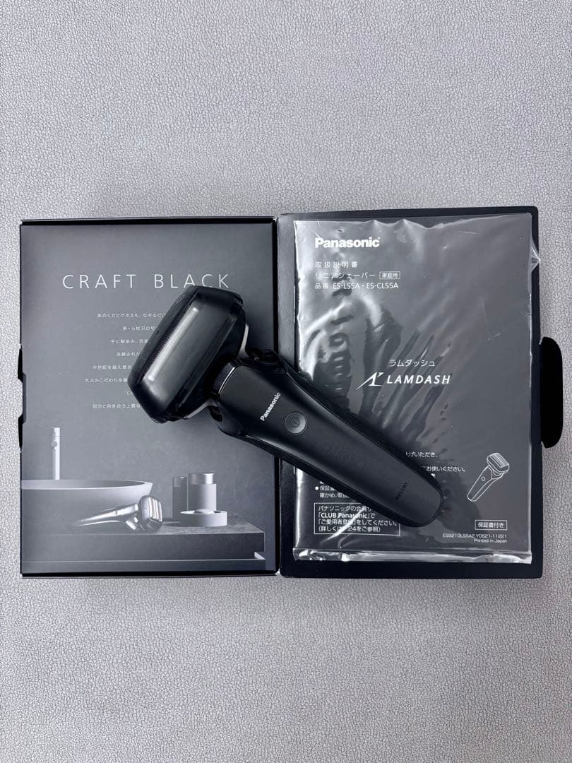 美品 Panasonic 電気シェーバー ES-CLS5A ラムダッシュ　6枚刃
