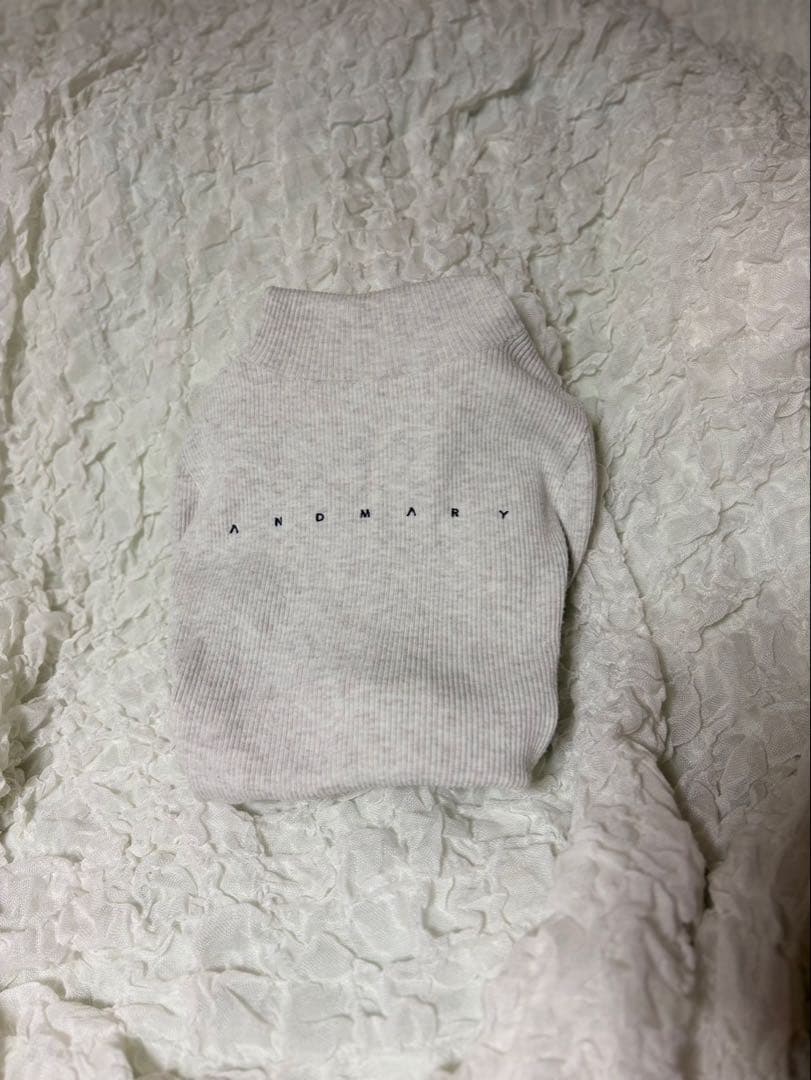 トップス andmary mary turtle knit tops