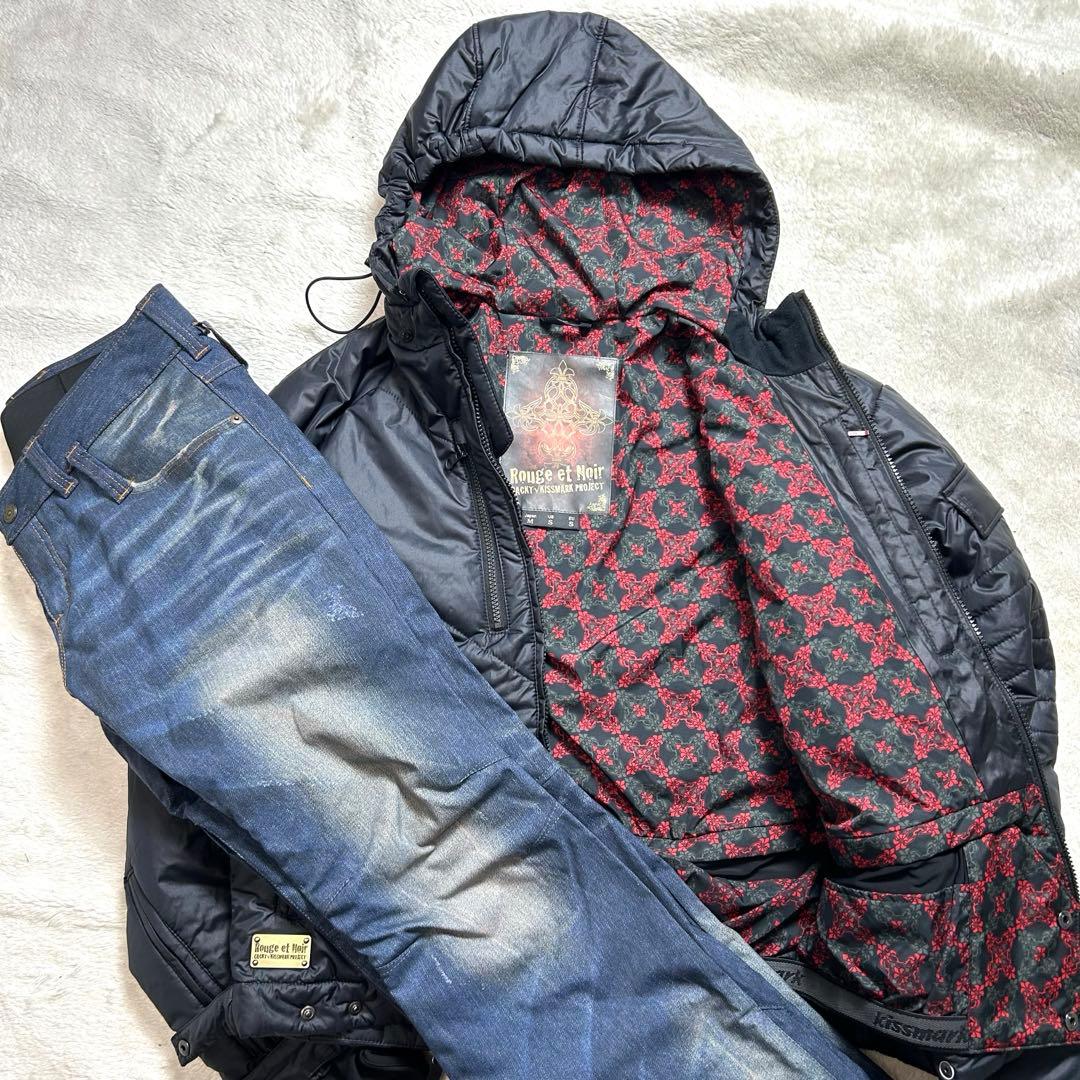 希少　ルージュ・ノワール　ガクト × キスマーク コラボ　スノーボードウェア