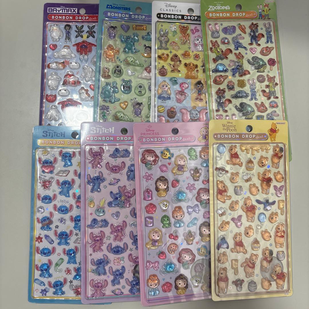 ディズニー ボンボンドロップシール