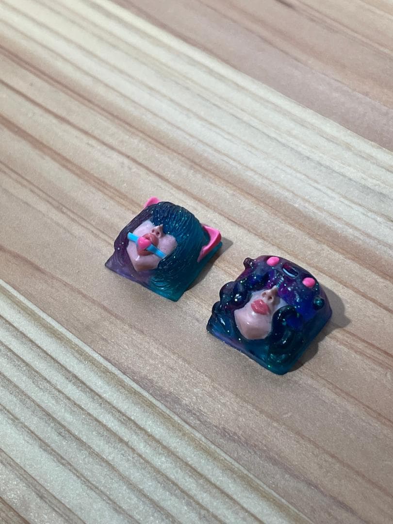 キーボード Artisan Keycap: Wildstory Yu Lola + AMA