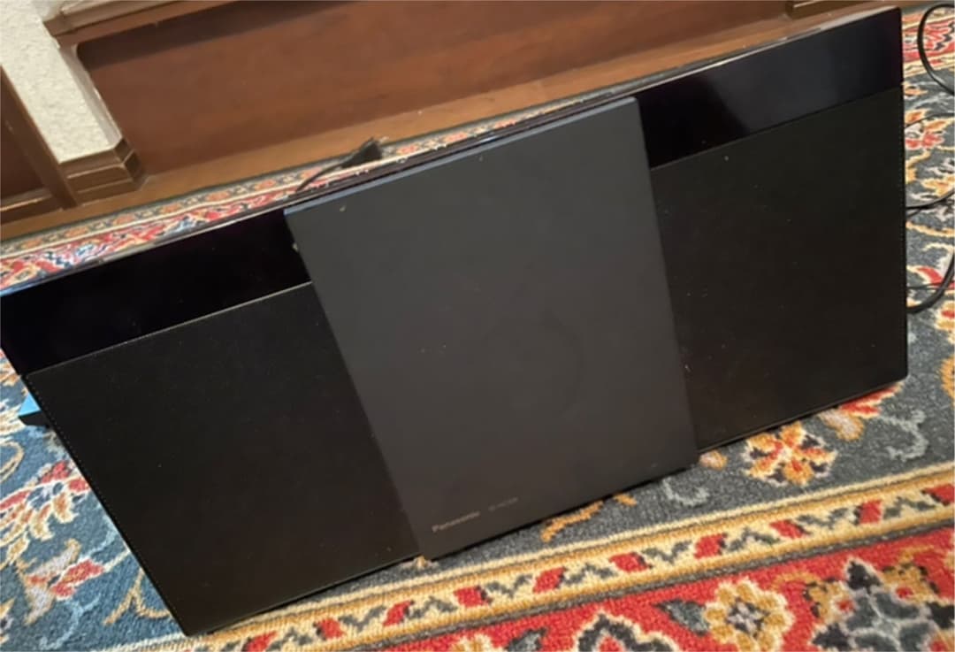 黒いオーディオプレーヤー・コンポ　sc-hc300 リモコン付き