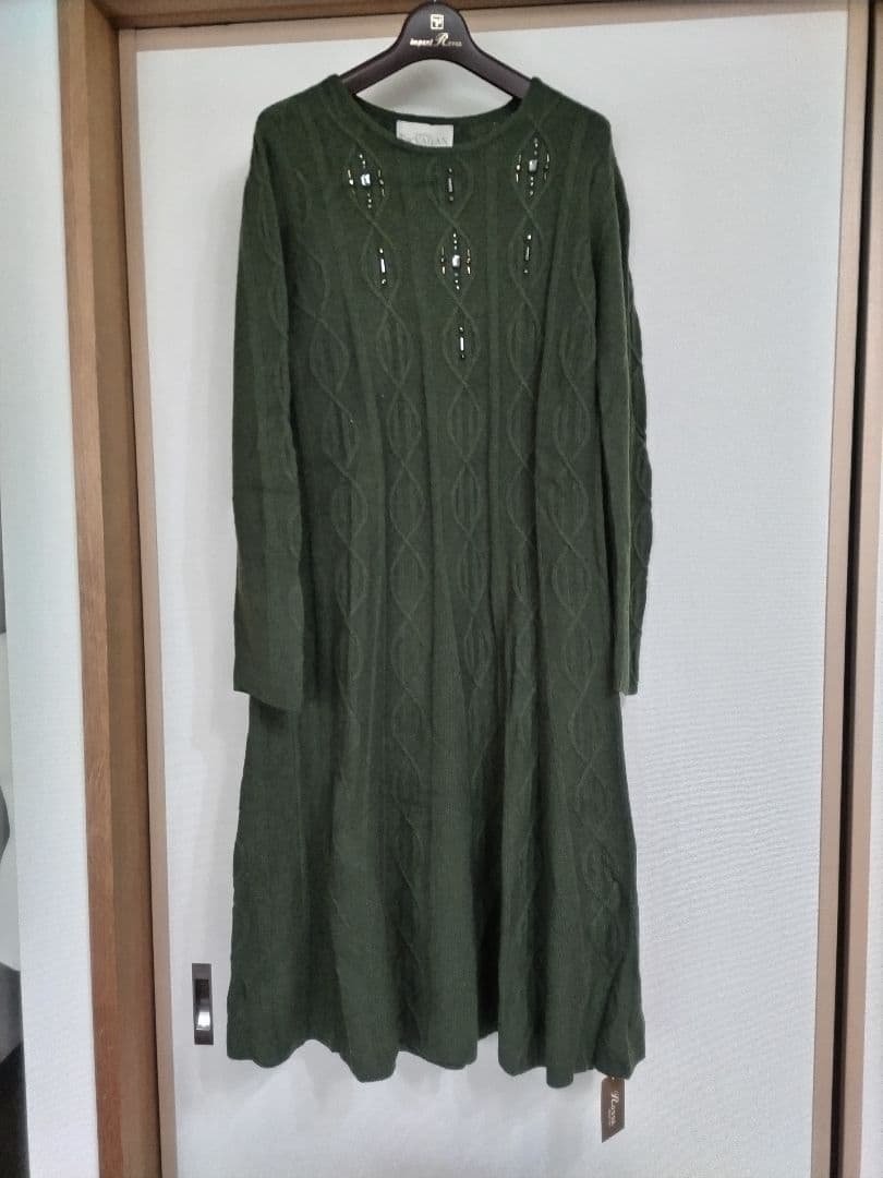 Rossa ケーブル編みニットワンピース新品未使用