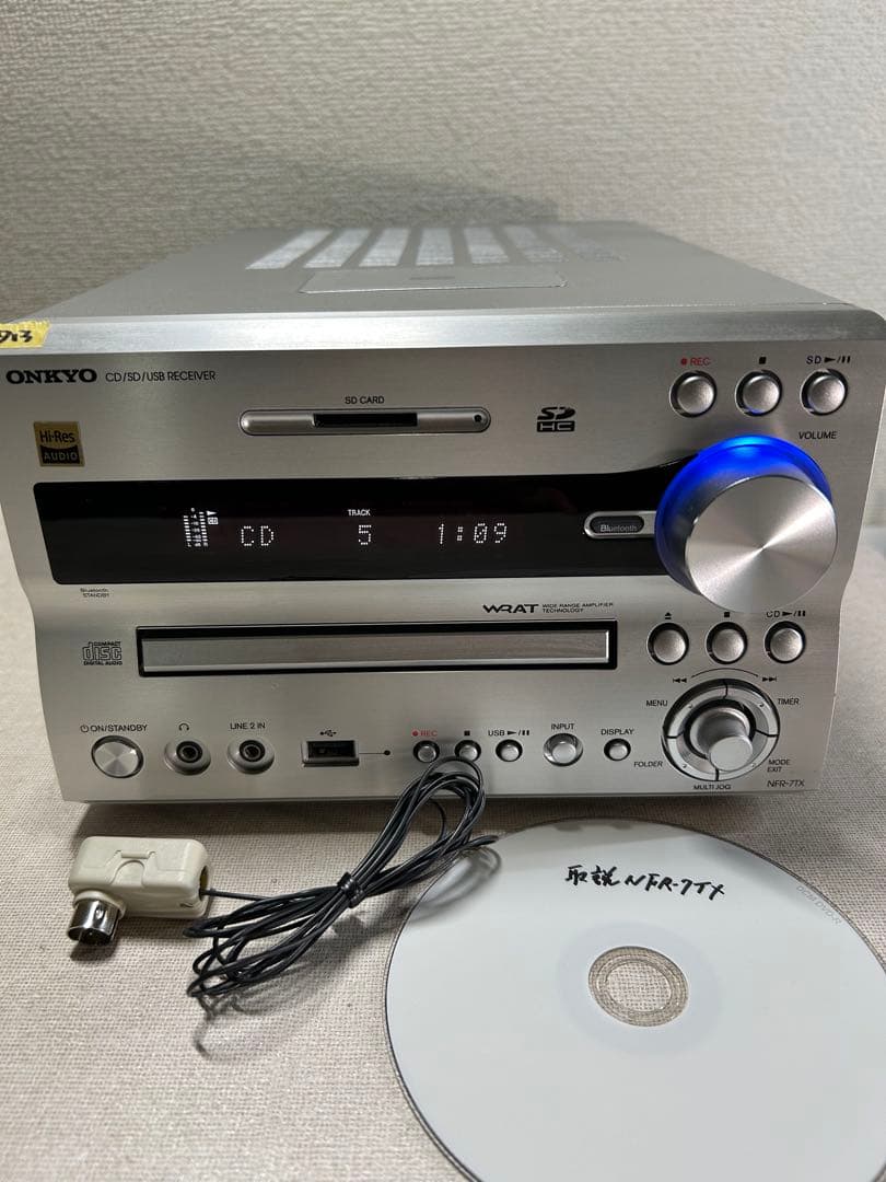 D13 整備ONKYO NFR-7TX ハイレゾ対応 CD/SD/USBレシーバ