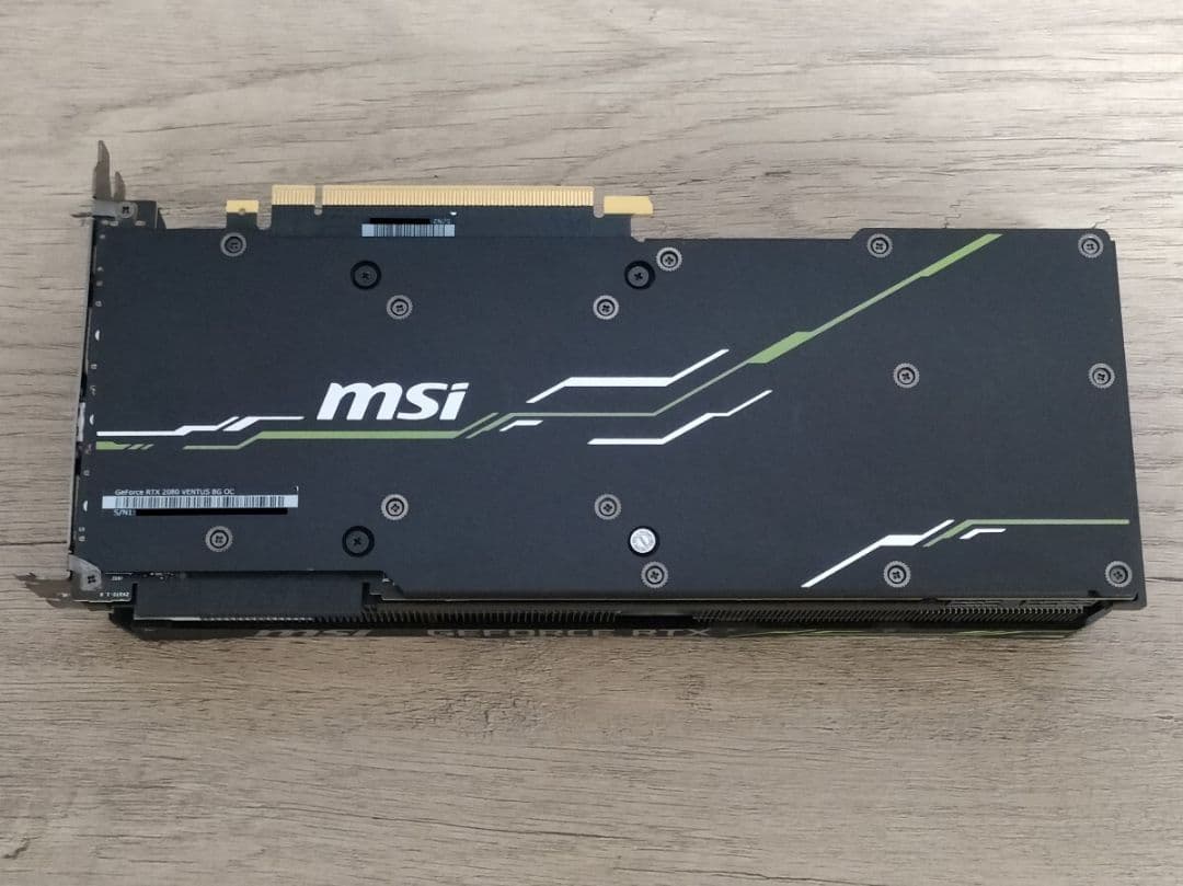 ポ*チ様 MSI GeForce RTX2080 8GB VENTUS OC