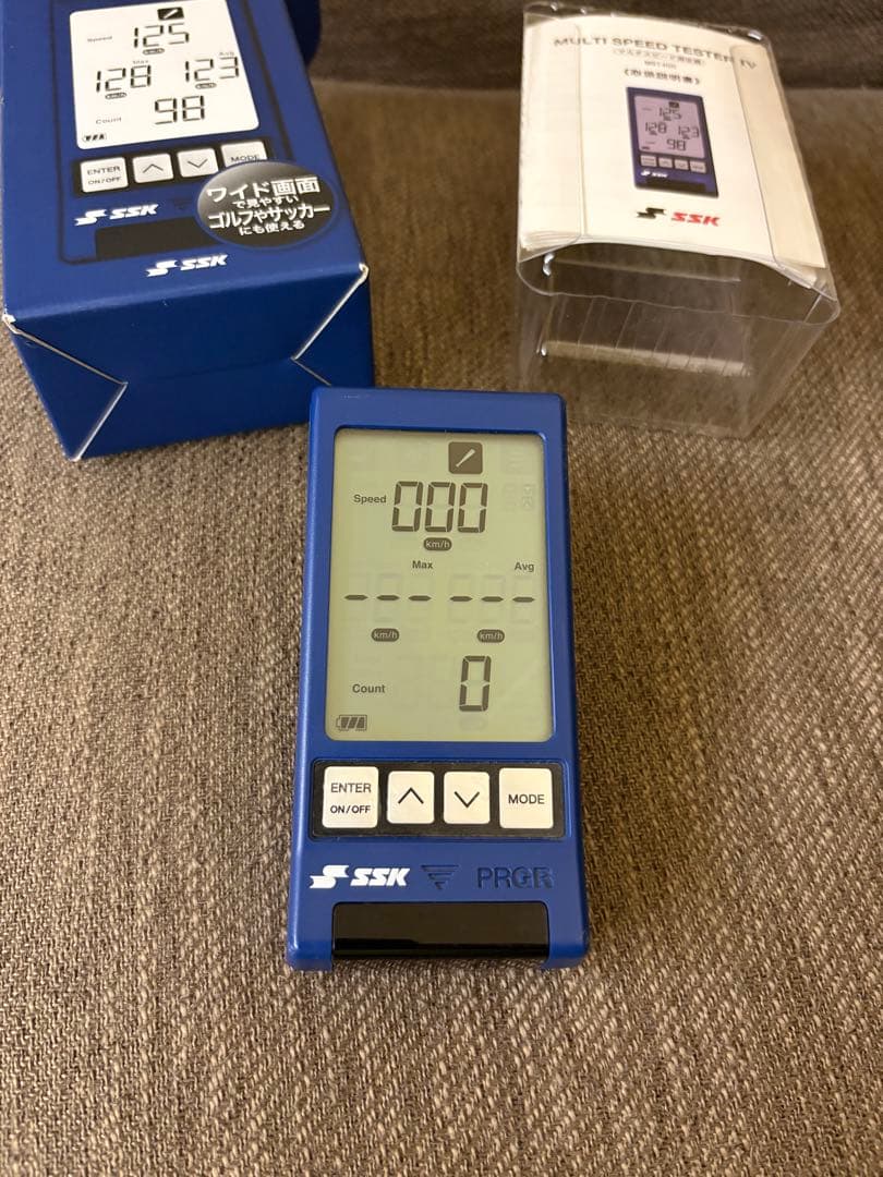 【美品】野球、ゴルフ SSKエスエスケー マルチスピードテスターⅣ箱、説明書付⭐︎