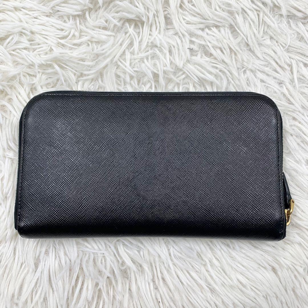 【✨美品✨】プラダ 長財布 サフィアーノ レザー ブラック