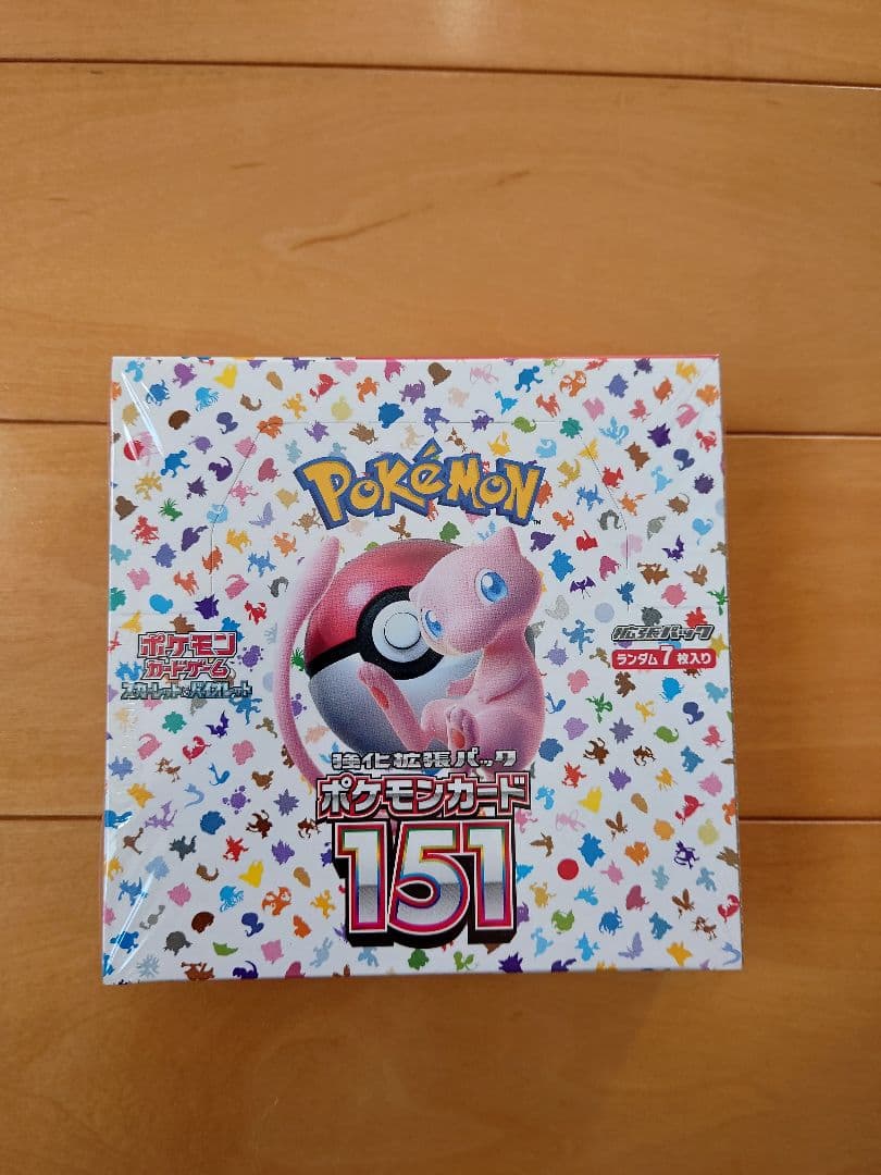 新品未開封シュリンク付き正規品ポケモンカード 151 1箱売