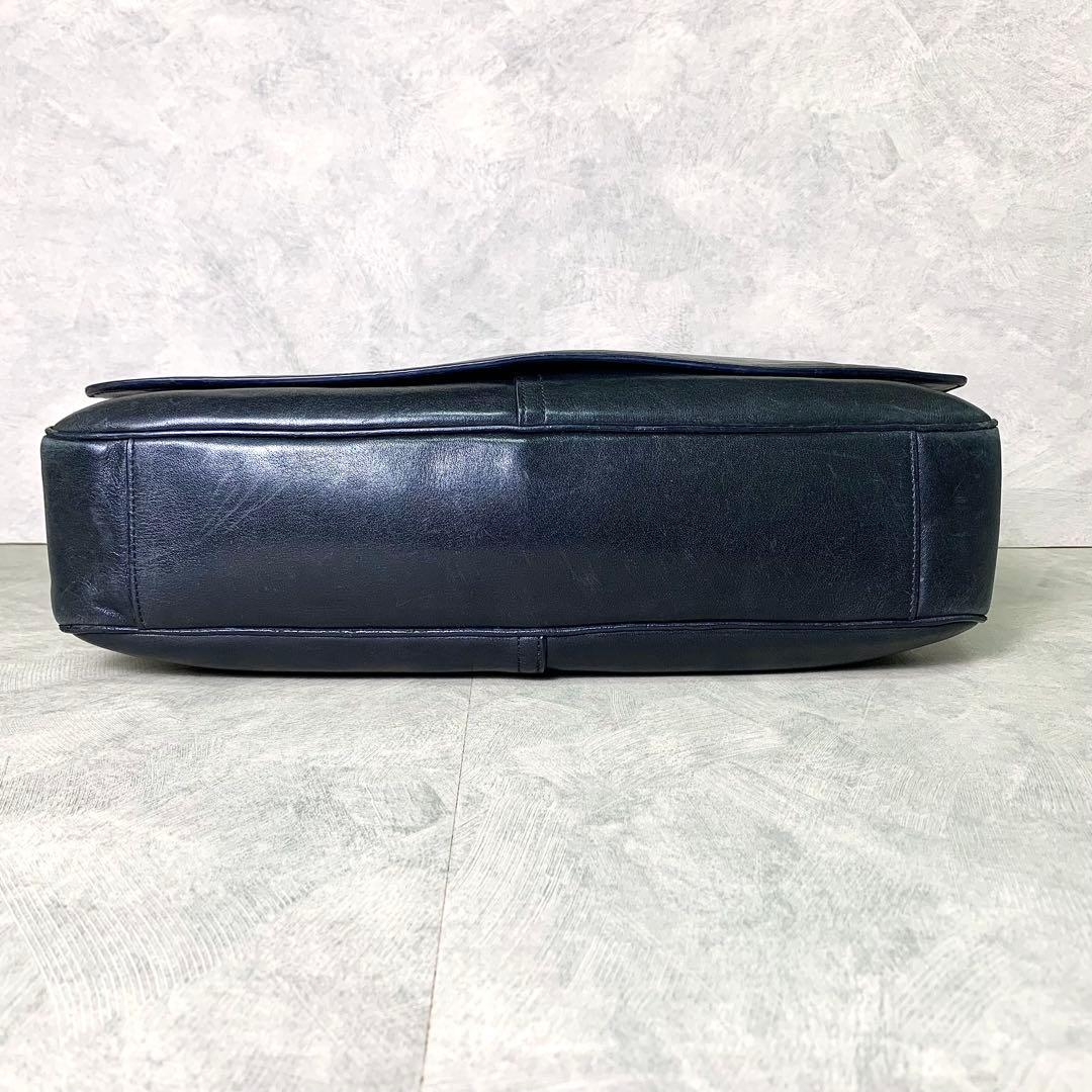 希少 COACH オールドコーチ メンズ メッセンジャーバッグ 本革 A4◎