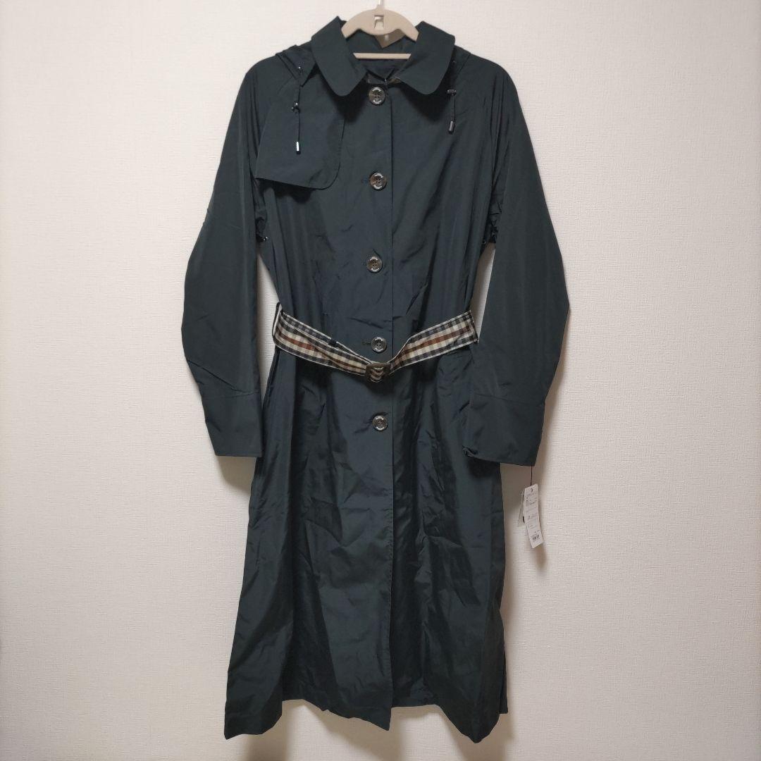 【新品】アクアスキュータム レインコート チェック　Aquascutum　LL