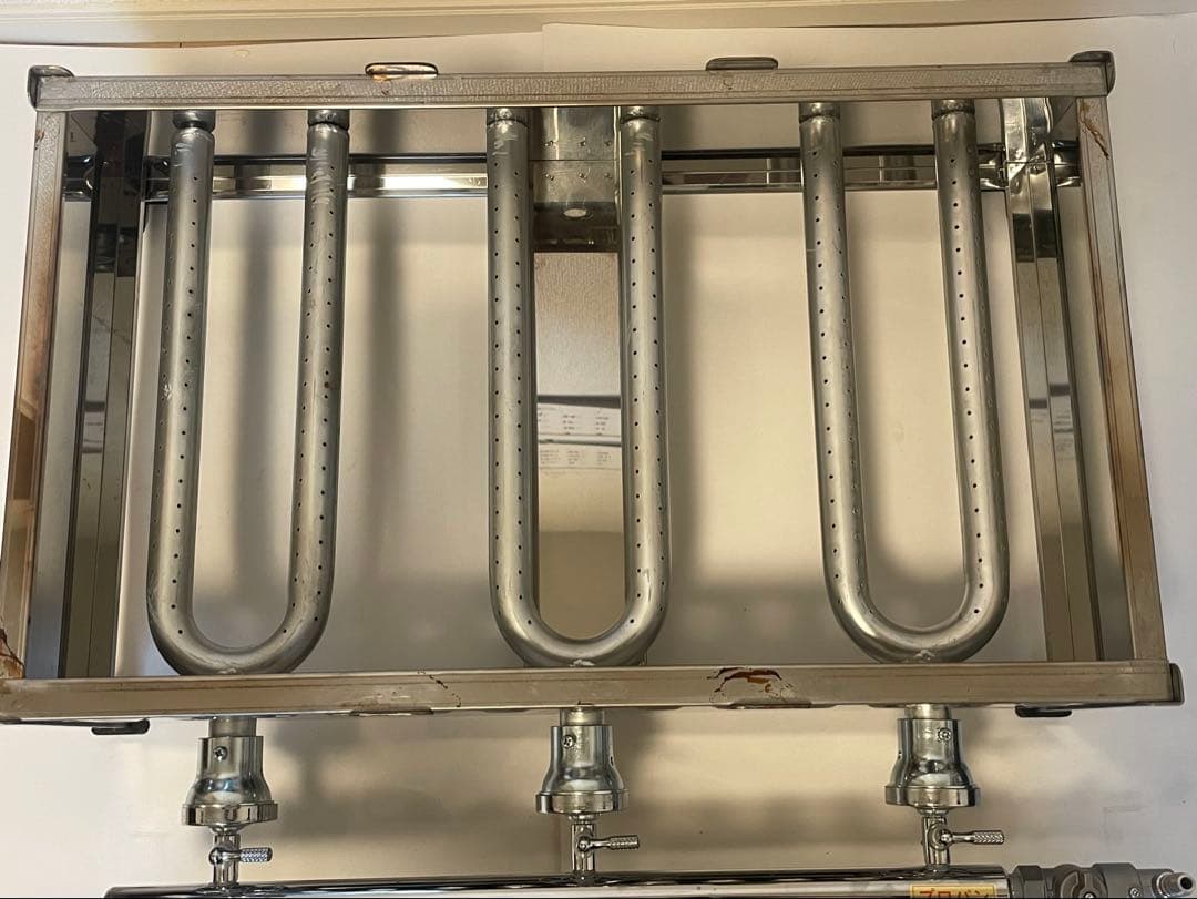 伊東金属 ガス式 たこ焼き器 １８穴 ３連　ジャンボたこ焼き 183SH