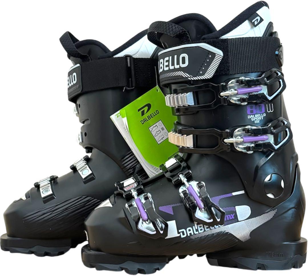 【タイムセール】DALBELLO 女性用スキーブーツ 23.5 ブラック