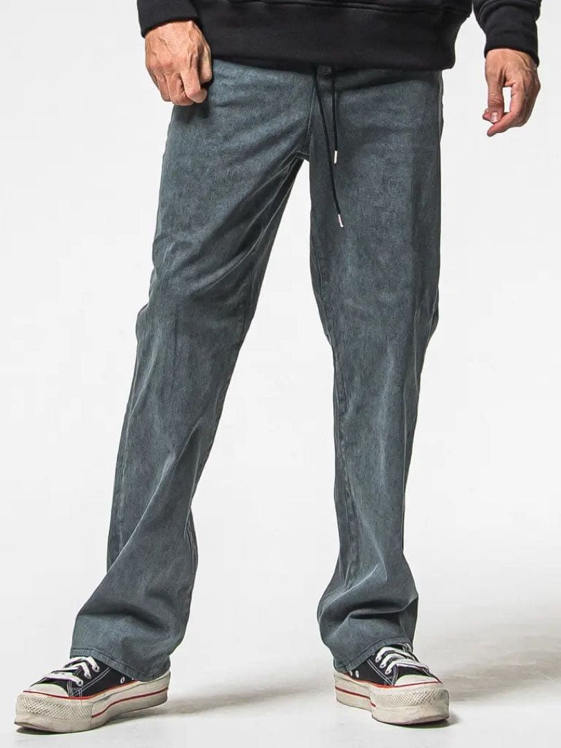 新品未使用 リサウンドクロージング デニムジャージ バギーワイドパンツ 新作