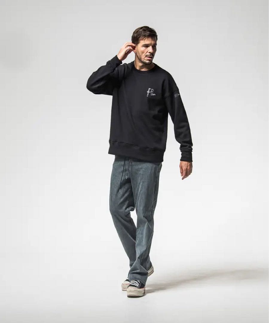 新品未使用 リサウンドクロージング デニムジャージ バギーワイドパンツ 新作