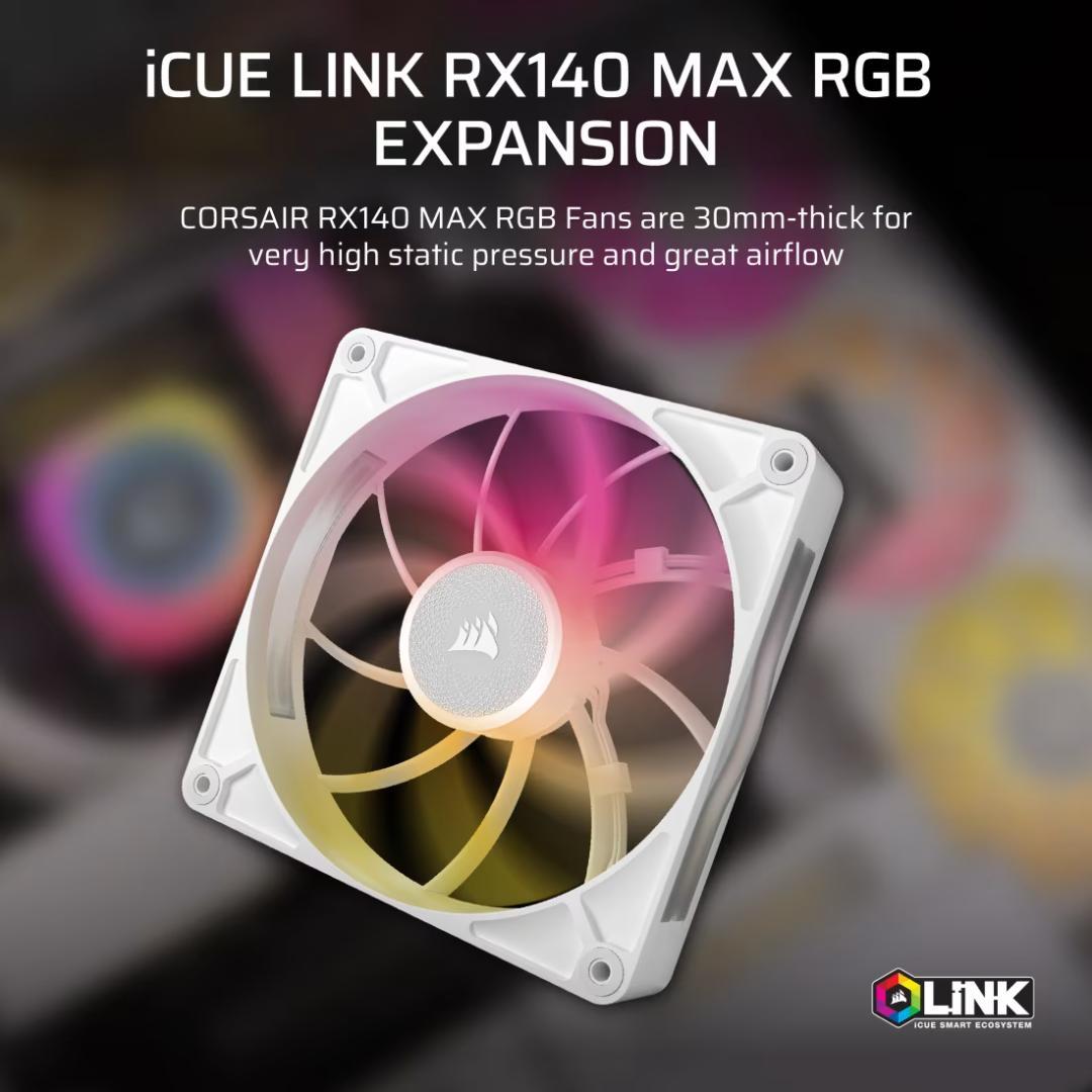 【新品未開封】2個セット CORSAIR RX140 MAX RGBファン