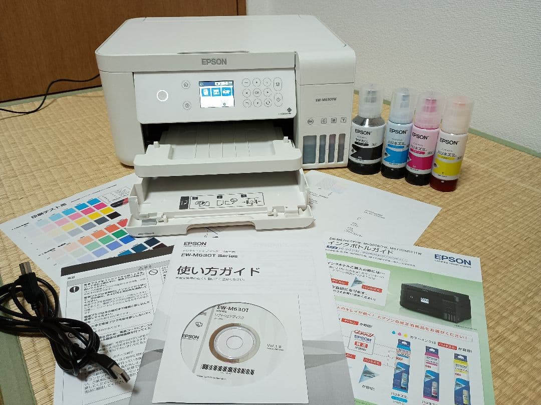 [79]【動作良好・約2400枚】エプソン　エコタンクEW-M630TW