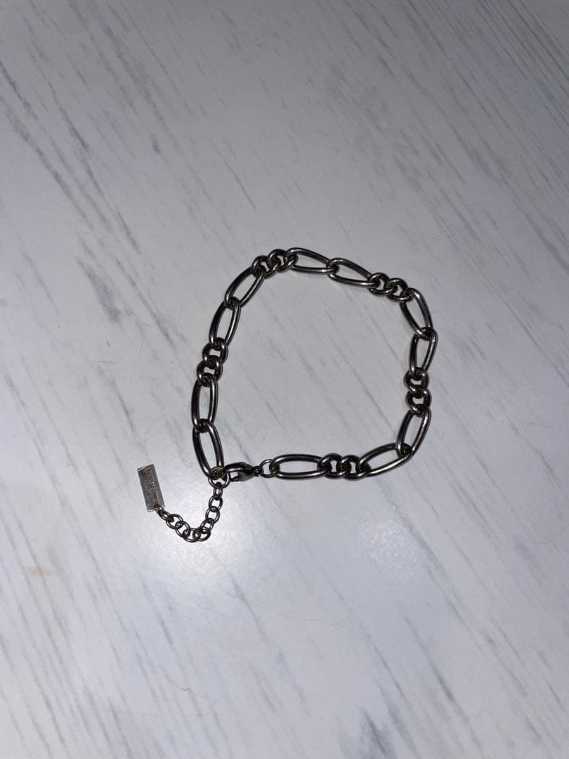 SAINT LAURENT サンローラン　シルバーチェーンブレスレット