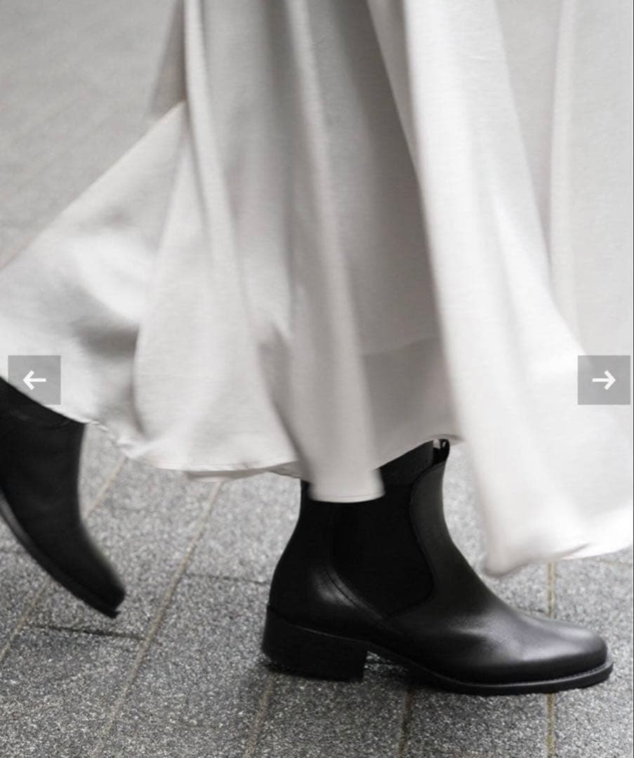 CORSOROMA サイドゴアブーツ　黒　24.5cm、25cm 美品