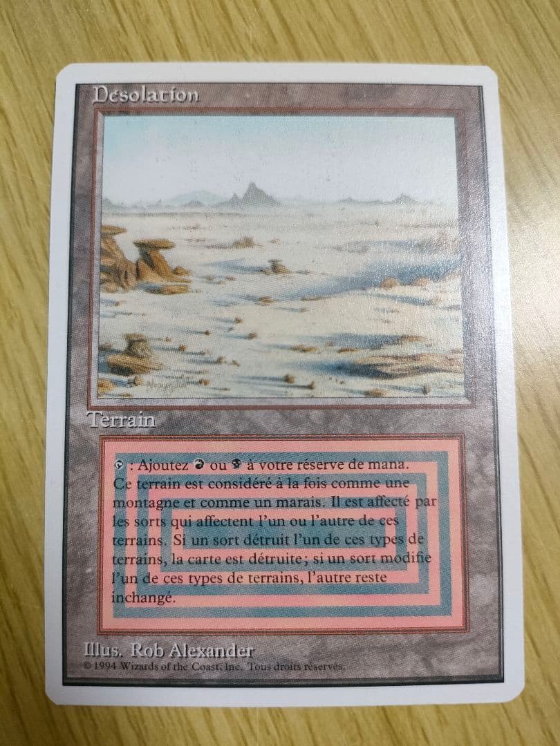 【フランス語】Desolation/BadlandsMTGマジックザギャザリング
