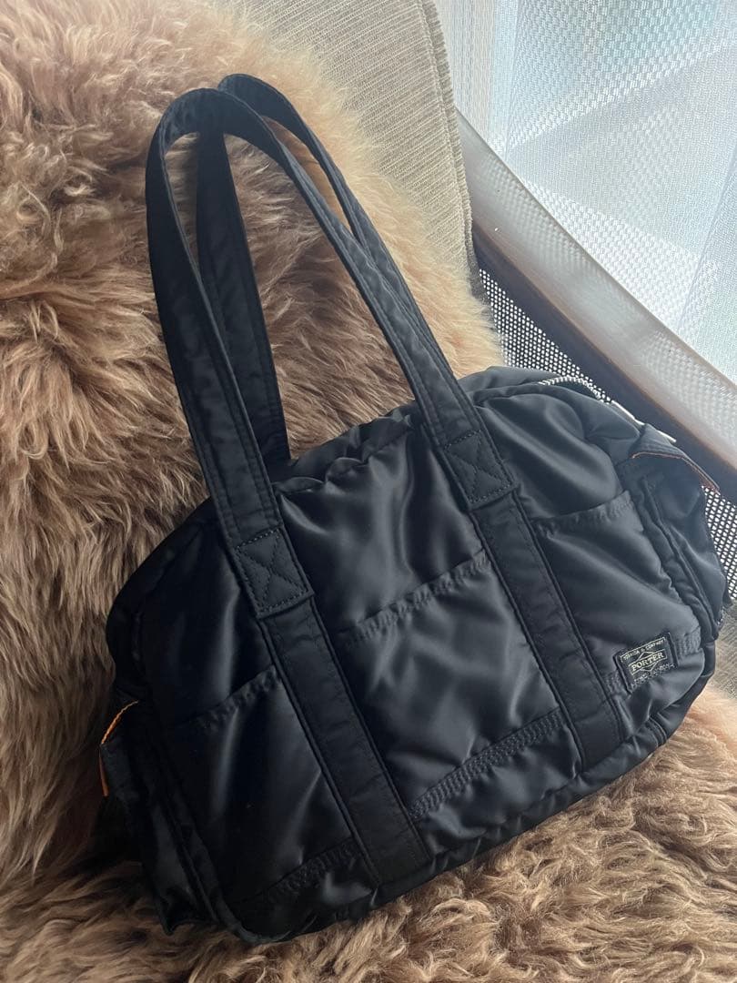 希少 ポーター タンカー ボストンバッグ L ボストン ブラック　ナイロン