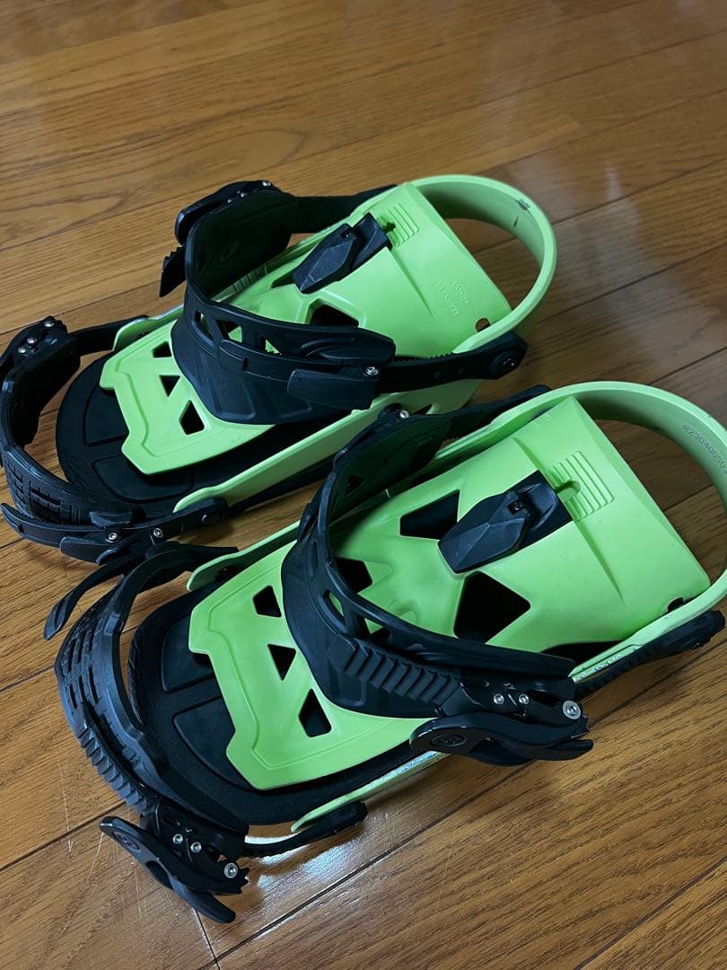 RIDE A-8 スノーボードビンディング グリーン/ブラック