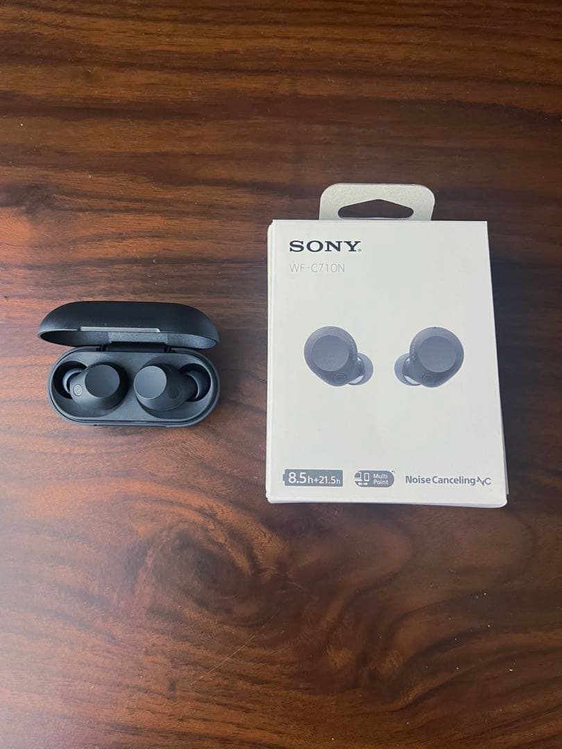 【美品】2025年モデル SONY ワイヤレスイヤホン WF-C710N