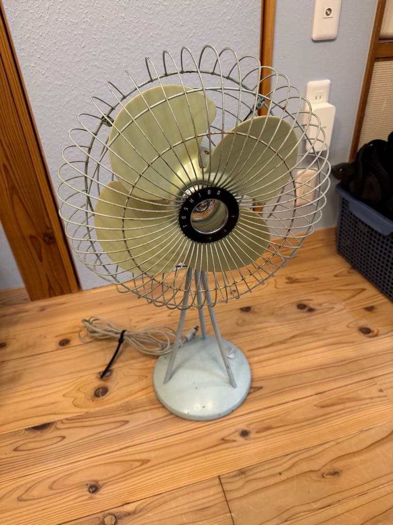 TOSHIBA 東芝芝浦　扇風機 レトロライトグリーン