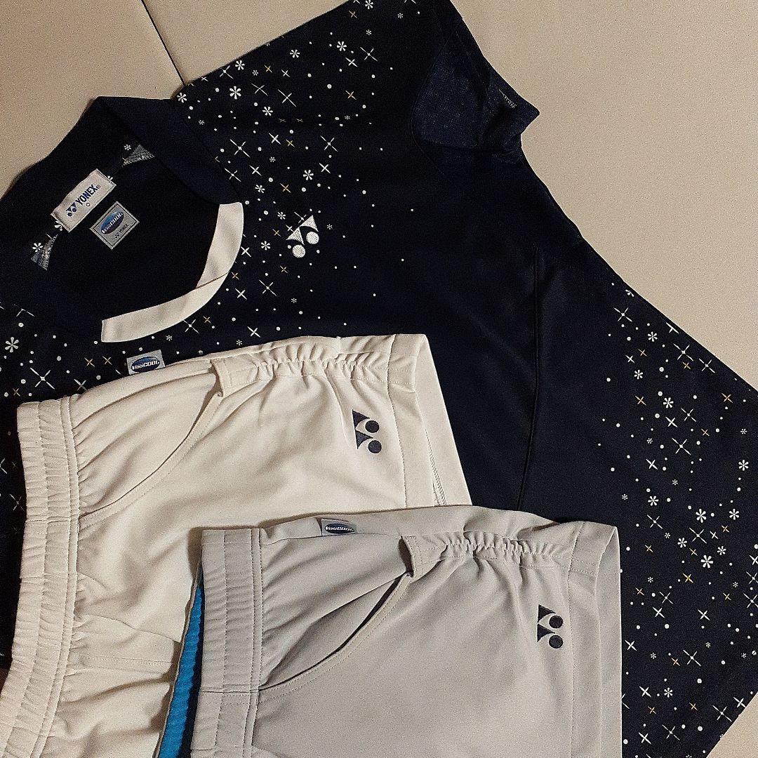 【美品】YONEX レディーステニスウェア Oサイズ ３点セット