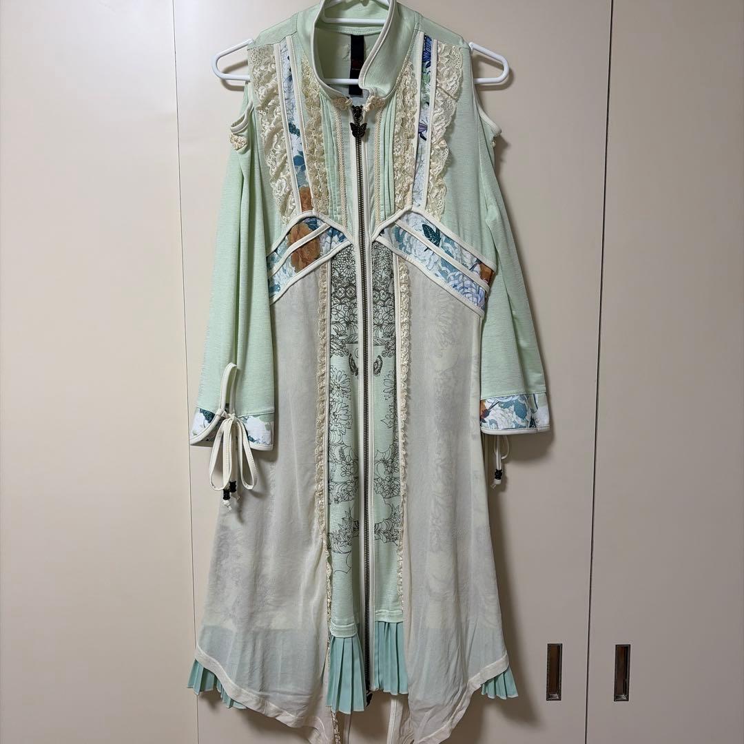 OZZ ONESTE 和チャイナワンピース ミントグリーン