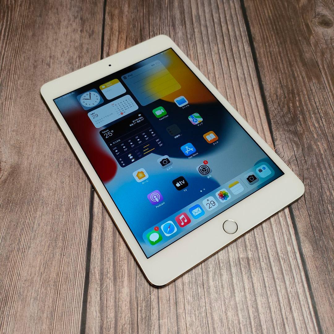 iPad mini4 第4世代 128GB SIMフリー シルバー 美品