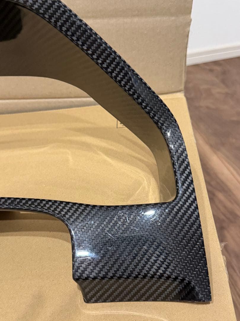 130系マークx カーボンメーターフードカバー
