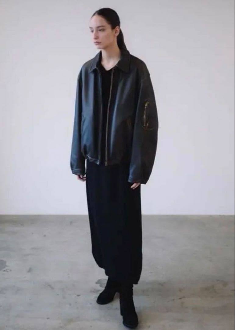 COMOLI レザージップブルゾン 4 Z01-04006 コモリ