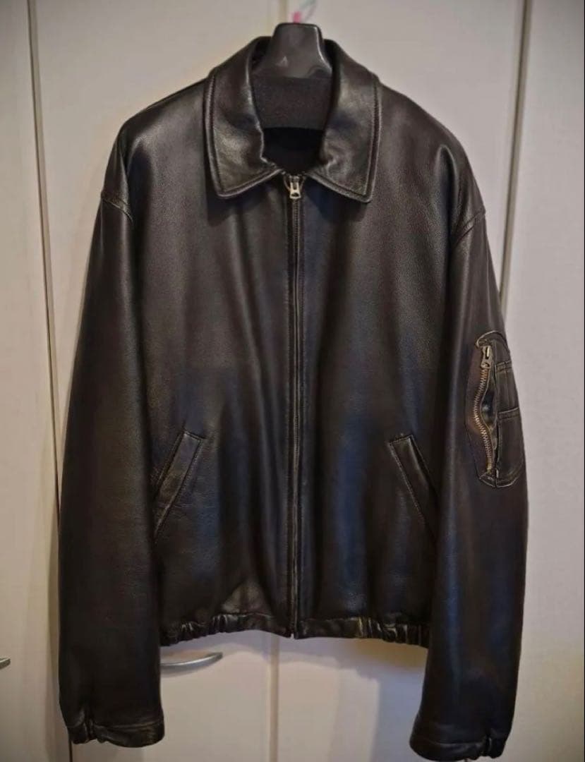 COMOLI レザージップブルゾン 4 Z01-04006 コモリ