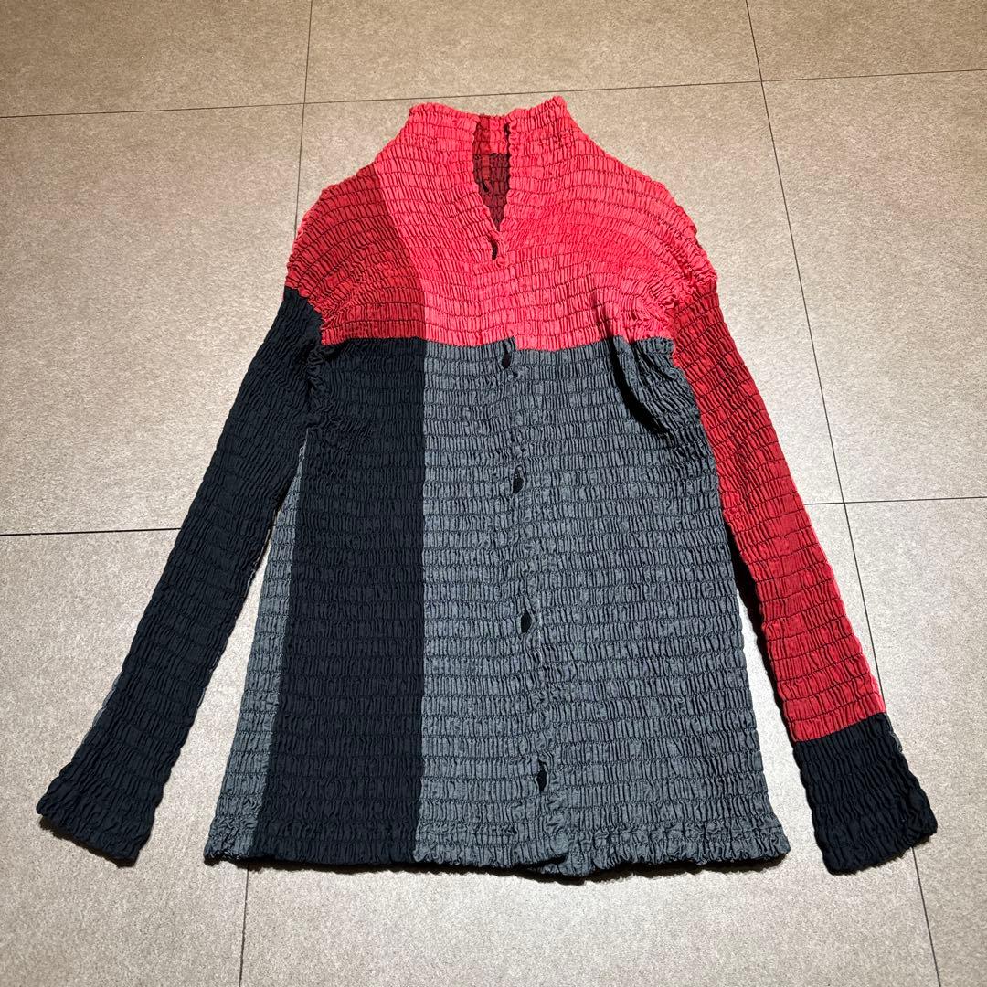 Issey Miyake 長袖シャツ Pleats please プリーツ　2